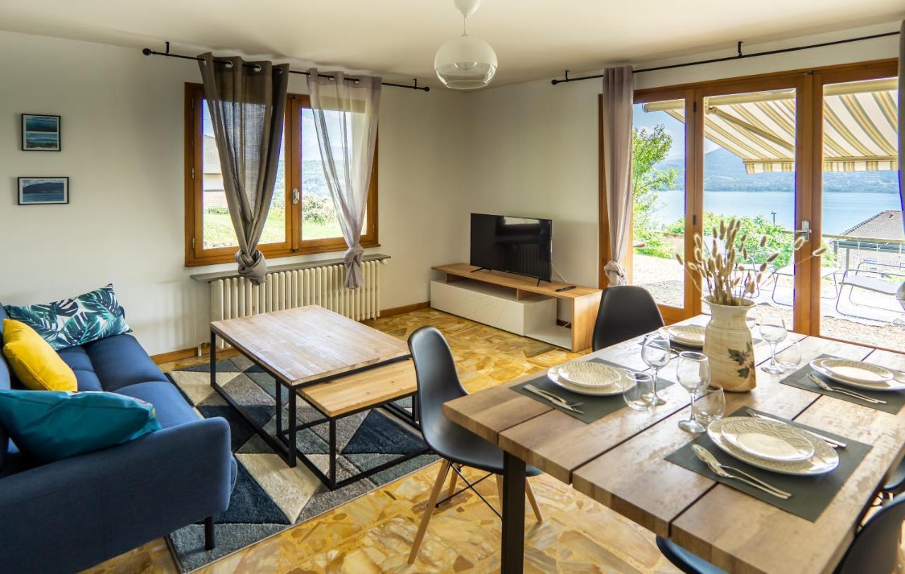 Апартаменты T3 Avec Vue Sur Le Lac D'Annecy Вейрье-дю-Лак Экстерьер фото