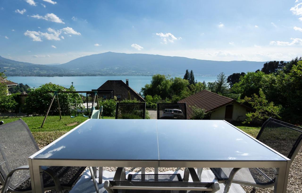 Апартаменты T3 Avec Vue Sur Le Lac D'Annecy Вейрье-дю-Лак Экстерьер фото