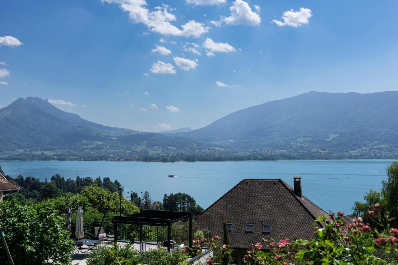 Апартаменты T3 Avec Vue Sur Le Lac D'Annecy Вейрье-дю-Лак Экстерьер фото